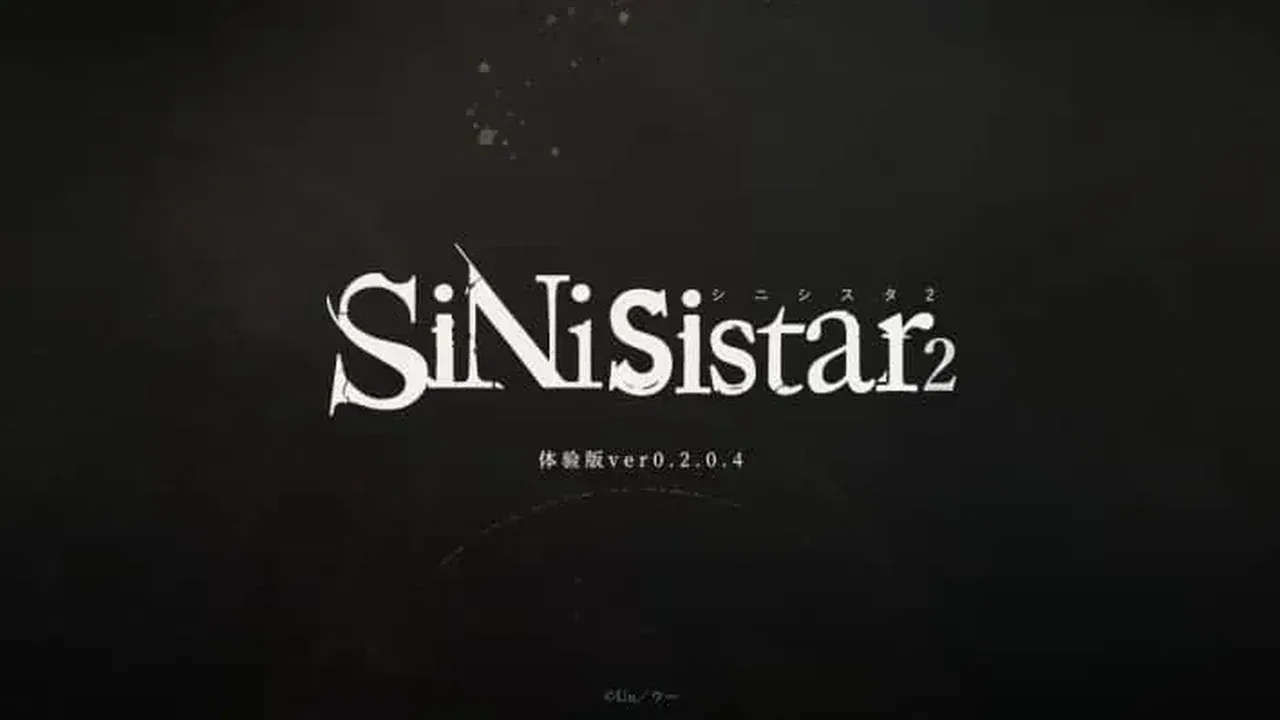 哥特少女勇闯恶魔城2 SiNiSistar2：黑色Demo题名与版本文字
